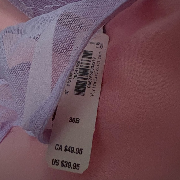 Victoria's Secret Lace Bra - Soft Lavender - Picture 3 of 4